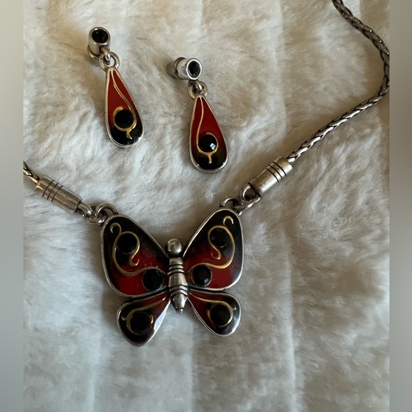 Brighton PAPILLON Reversible Swarovski Crystal
Butterfly Full SET - Picture 5 of 5